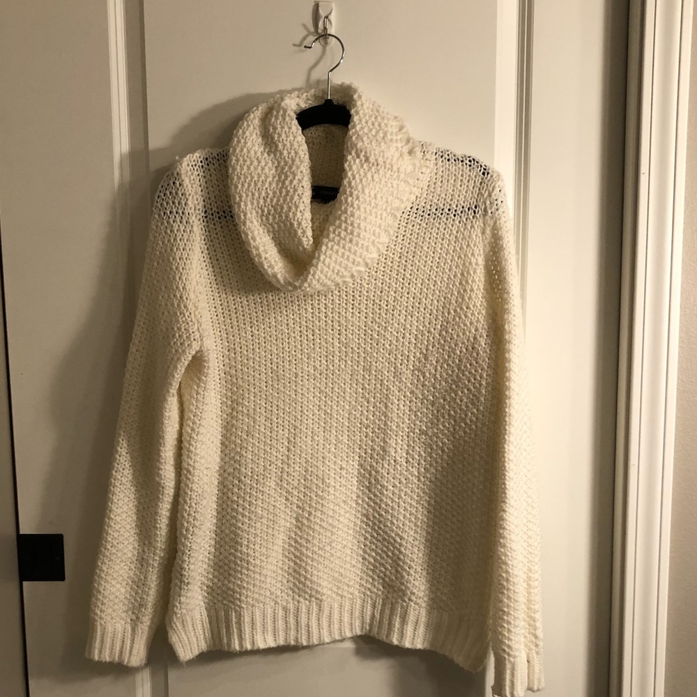 Forever 21. L. Cowl neck knit sweater.